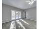 Bright living room with carpet, ceiling fan, and french doors to a deck at 4080 Elks Park Rd, Rock Hill, SC 29732