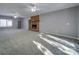 Spacious living room with a brick fireplace and carpet flooring at 4080 Elks Park Rd, Rock Hill, SC 29732