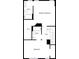 Detailed floor plan of the upper level featuring the primary bedroom, second bedroom, and bath layout at 4909 Prosperity Ridge Rd, Charlotte, NC 28269