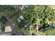 Aerial view of the community and property with mature trees and lush landscaping at 912 Silver Charm Ln, York, SC 29745