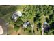 Aerial view of homes nestled within lush green trees at 912 Silver Charm Ln, York, SC 29745