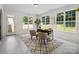 Bright office space with natural light and a neutral color palette is perfect for working from home at 10032 Montrose Nw Dr, Charlotte, NC 28269