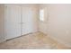 This entryway has tile floors and features a closet and an exterior door with window at 10034 Bishops Gate Blvd, Pineville, NC 28134