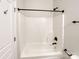 Bathroom featuring a tub, shower head, and black hardware at 13811 Waverton Ln, Huntersville, NC 28078