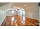 Spacious bonus room with hardwood floors, dormer windows, recessed lighting, and a ceiling fan at 165 Blue Ridge Trl, Mooresville, NC 28117