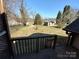 View from the deck overlooking the backyard, with a small building visible at 1806 Bringle Ferry Rd, Salisbury, NC 28146