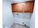 Laundry room with cabinet storage and tile flooring, designed for convenience and efficiency at 1806 Bringle Ferry Rd, Salisbury, NC 28146