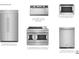 Kitchen appliances include a stainless steel refrigerator, microwave, range, hood liner, and dishwasher at 19032 Newburg Hill Rd, Davidson, NC 28036