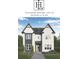 Charming two-story home with a mix of modern gray and white, complemented by well-manicured landscaping at 19032 Newburg Hill Rd, Davidson, NC 28036