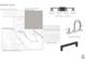 The primary bath has glossy subway wall tile, marble-look porcelain tile, and matte black lighting at 19032 Newburg Hill Rd, Davidson, NC 28036