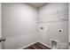 A laundry room featuring wood-look vinyl flooring and washer/dryer hookups at 2320 Hedgecliff Rd # 158, Kannapolis, NC 28025