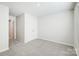 This bedroom features carpet, double door closet, neutral walls, and is ready for you to move in at 2340 Hedgecliff Rd # 156, Kannapolis, NC 28025