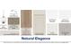 Image shows the home's material samples including flooring, paint, cabinet hardware, and tile at 2340 Hedgecliff Rd # 156, Kannapolis, NC 28025