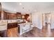 Spacious kitchen boasts granite countertops, stainless appliances, and dark cabinetry, ready for cooking at 245 Pine Eagle Dr, Rock Hill, SC 29732