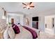 Spacious main bedroom with a vaulted ceiling, soft carpet, and an adjoining bathroom and walk-in closet at 245 Pine Eagle Dr, Rock Hill, SC 29732