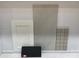 Material selection samples of cabinets, floor tile, countertop, and backsplash at 348 Catawba Ave, Davidson, NC 28036