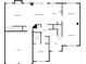 Detailed floor plan showcasing the layout of the first floor including living spaces and garage at 111 Chaffee Pl, Mooresville, NC 28115