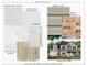 Sample home specifications feature tile backsplash, quartz countertops, and oak flooring and brick at 1146 Nations Dr, Charlotte, NC 28217