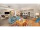 Open floor plan featuring living area, kitchen, and dining space, great for entertaining at 1300 Reece Rd # 200, Charlotte, NC 28209