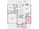 Layout featuring spacious rooms, including an owner's suite, gathering room, kitchen, and dining area at 138 Nicholson Ln, Mooresville, NC 28115
