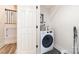 This laundry room features modern appliances and ample space for laundry tasks at 1498 Oakridge Farm Hwy, Mooresville, NC 28115