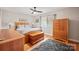 Well-furnished bedroom with hardwood floors, a bed, and ample storage at 201 Oak Creek Dr, Charlotte, NC 28270