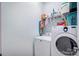 Functional laundry room with modern washer and dryer at 2036 Hudson Ln, Fort Mill, SC 29707