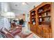 Comfortable office area featuring lots of storage with views into other rooms of the house at 2036 Hudson Ln, Fort Mill, SC 29707