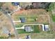 Aerial view of property, showcasing the home's location and lot size in Lincolnton, NC at 2504 Hovis Rd, Lincolnton, NC 28092
