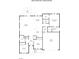 An overhead floor plan showing layout with kitchen, bedrooms, and living spaces with dimensions at 2504 Hovis Rd, Lincolnton, NC 28092