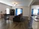 Open-concept living space with hardwood flooring, natural light, and elegant furniture at 2504 Hovis Rd, Lincolnton, NC 28092