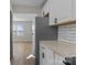 Bright kitchen with stainless steel refrigerator and granite countertops at 312 Motz Ave, Lincolnton, NC 28092
