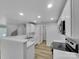 Modern kitchen featuring white cabinets, sleek countertops, and stainless steel appliances at 352 Anvil Draw Pl, Rock Hill, SC 29730
