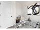 Stylish office space featuring a glass desk and modern decorations at 6117 Grove Park Blvd, Charlotte, NC 28215