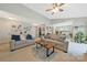 Spacious living room offering comfortable seating and lots of natural light at 8701 Gainsford Ct, Charlotte, NC 28210