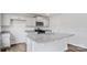 Kitchen featuring stainless steel appliances, an island, and granite countertops at 1113 Foxberry Ln, Maiden, NC 28650