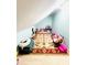 Attic Bonus room with sloped ceilings and a variety of toys and play areas at 11307 Celandine Ct, Charlotte, NC 28213