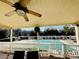 Covered patio overlooking the pool. Ideal for relaxing and enjoying the outdoors at 11307 Celandine Ct, Charlotte, NC 28213