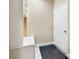 A clean entryway features a built-in storage cabinet and a white door at 119 Front Porch Dr # 46, Rock Hill, SC 29732