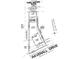 Detailed plot plan showing lot dimensions, setbacks, and the location of a two-story frame house with siding and patio at 15238 Ravenall Dr, Huntersville, NC 28078