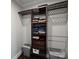 Well-organized walk-in closet featuring custom shelving and ample storage space at 1934 Hollybrook Ln, Lancaster, SC 29720