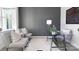 Well-lit office space with stylish chairs, modern desk, and comfortable ambiance at 208 Parker Claire Ln, Kings Mountain, NC 28086