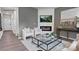 Stylish living room with fireplace, comfortable seating, and modern decor at 208 Parker Claire Ln, Kings Mountain, NC 28086