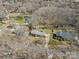Wide aerial shot of houses nestled among trees in a residential area at 211 Kingsway Cir, Charlotte, NC 28214