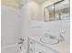 Traditional bathroom featuring a bathtub, shower, and vanity with mirror at 211 Kingsway Cir, Charlotte, NC 28214