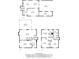 Floor plan illustrating layout and measurements of the home's multiple floors, including living spaces and bedrooms at 211 Kingsway Cir, Charlotte, NC 28214
