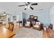 Cozy living room with hardwood floors and ample seating area at 211 Kingsway Cir, Charlotte, NC 28214