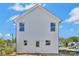 New two-story home with white siding and simple, clean lines, ready for landscaping at 425 Messner St, Salisbury, NC 28144