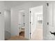 Hallway view featuring doorways to a bathroom and bedroom at 425 Messner St, Salisbury, NC 28144