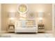 Adorable Bedroom with crib, side tables with lamps, and decorative wall art at 4633 Potters Wheel Dr, Fort Mill, SC 29715